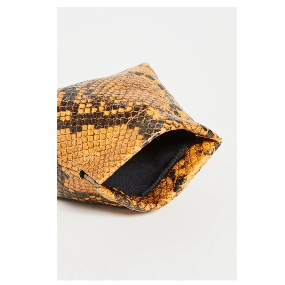 SHOPBOP Georgia Jay Leather Python Pouch. NWT - image 4